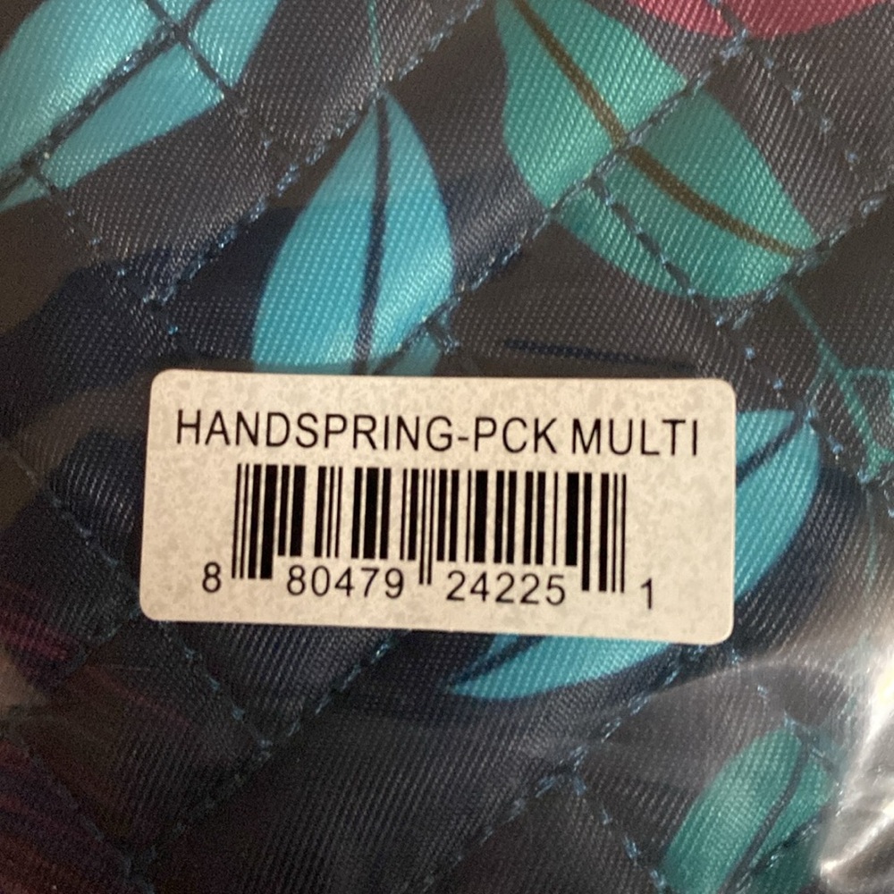 Lug Handspring Wallet-Peacock Multi NIP/NWT RARE pattern Retired - Picture 3 of 5